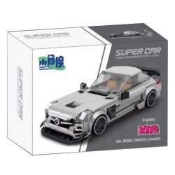JIESTAR JD068 XE THỂ THAO MÀU XÁM bộ đồ chơi xếp lắp ráp ghép mô hình Speed Champions Racing Cars Đua Xe Công Thức 396 khối