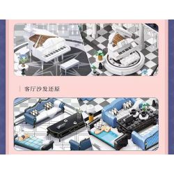 TOP TOY TC2001 2001 TÌNH YÊU VÀ NHÀ SẢN XUẤT WARM HOUSE BAI QI bộ đồ chơi xếp lắp ráp ghép mô hình Movie & Game Phim Và Trò Chơi