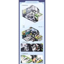 TOP TOY TC2003 2003 TÌNH YÊU VÀ NHÀ SẢN XUẤT HUT MO HOUSE bộ đồ chơi xếp lắp ráp ghép mô hình Movie & Game Phim Và Trò Chơi