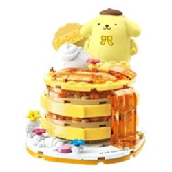 KEEPPLEY K20862 20862 SANRIO FOODIST CHÓ BÁNH NƯỚNG XỐP CHUỐI bộ đồ chơi xếp lắp ráp ghép mô hình