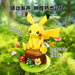 KEEPPLEY K20236 20236 POKÉMON PHIÊN BẢN CỦA PIKACHU bộ đồ chơi xếp lắp ráp ghép mô hình 728 khối