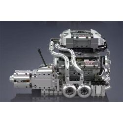 MouldKing 10201 Mould King 10201 BUG ĐỘNG CƠ VÀ HỘP SỐ SIÊU XE W16 bộ đồ chơi xếp lắp ráp ghép mô hình Technic BUG SUPERCAR W16 ENGINE + TRANSMISSION Kỹ Thuật Công Nghệ Cao Mô Hình Phương Tiện 2024 khối