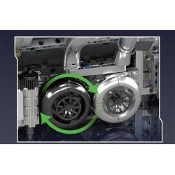 MouldKing 10201 Mould King 10201 BUG ĐỘNG CƠ VÀ HỘP SỐ SIÊU XE W16 bộ đồ chơi xếp lắp ráp ghép mô hình Technic BUG SUPERCAR W16 ENGINE + TRANSMISSION Kỹ Thuật Công Nghệ Cao Mô Hình Phương Tiện 2024 khối