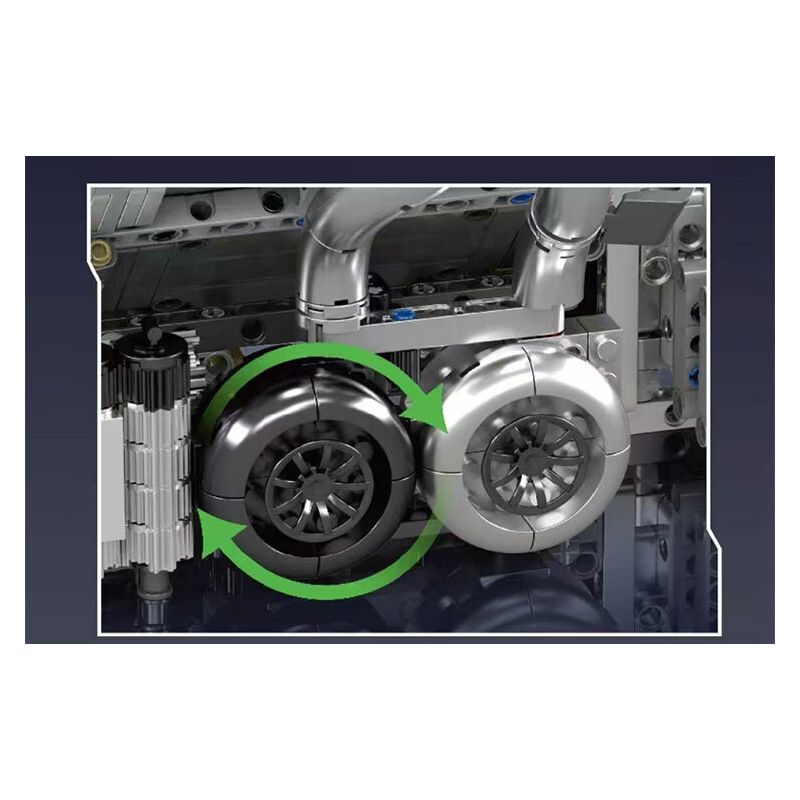 MouldKing 10201 Mould King 10201 BUG ĐỘNG CƠ VÀ HỘP SỐ SIÊU XE W16 bộ đồ chơi xếp lắp ráp ghép mô hình Technic BUG SUPERCAR W16 ENGINE + TRANSMISSION Kỹ Thuật Công Nghệ Cao Mô Hình Phương Tiện 2024 khối