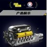 MouldKing 10202 Mould King 10202 LAMBO SUPER SPORTS CAR V12 ENGINE GEARBOX bộ đồ chơi xếp lắp ráp ghép mô hình Technic LAMBO SUPERCAR V12 ENGINE + TRANSMISSION Kỹ Thuật Công Nghệ Cao Mô Hình Phương Tiện 1260 khối