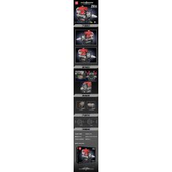 MouldKing 10204 Mould King 10204 ĐỘNG CƠ XE THỂ THAO FE bộ đồ chơi xếp lắp ráp ghép mô hình Technic FE SPORTS CAR V8 ENGINE Kỹ Thuật Công Nghệ Cao Mô Hình Phương Tiện 750 khối