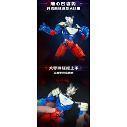 KEEPPLEY 75271 ULTRAMAN DIMENSIONAL MECHA TẬP 1 ZERO bộ đồ chơi xếp lắp ráp ghép mô hình Movie & Game Phim Và Trò Chơi 411 khối