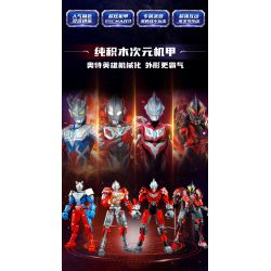KEEPPLEY 75272 ULTRAMAN DIMENSIONAL MECH SỐ 1 AIX bộ đồ chơi xếp lắp ráp ghép mô hình Movie & Game Phim Và Trò Chơi 415 khối