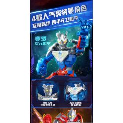 KEEPPLEY 75274 ULTRAMAN DIMENSIONAL MECHA TẬP 1 BELIAL bộ đồ chơi xếp lắp ráp ghép mô hình Movie & Game Phim Và Trò Chơi 430 khối