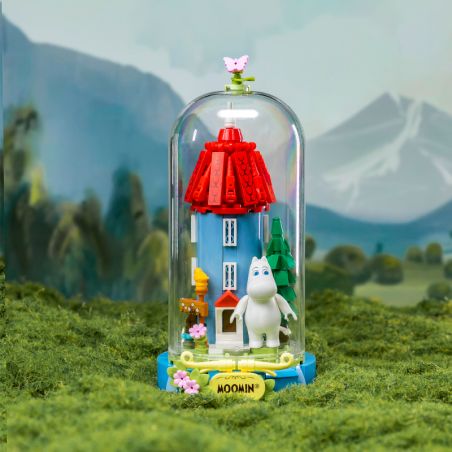 PANTASY 87202 MUMING QI REALM THUNG LŨNG MÙA XUÂN ZHIMING bộ đồ chơi xếp lắp ráp ghép mô hình MOOMIN 300 khối