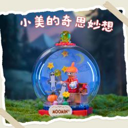 PANTASY 87206 MOMMING CHUYỂN VÙNG NHỮNG SUY NGHĨ TUYỆT VỜI CỦA XIAOMEI bộ đồ chơi xếp lắp ráp ghép mô hình MOOMIN 300 khối