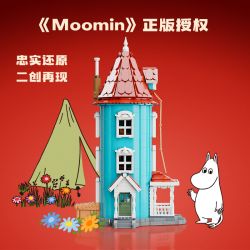 PANTASY 87201 MOOMIN HOUSE PHIÊN BẢN KỶ NIỆM 80 NĂM bộ đồ chơi xếp lắp ráp ghép mô hình 1800 khối