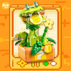 ZOIN GK303 LỄ HỘI MÙA XUÂN BẮT CON RẮN TIỀN bộ đồ chơi xếp lắp ráp ghép mô hình