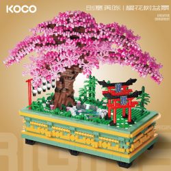 KOCO 04013 CÂY ANH ĐÀO BONSAI bộ đồ chơi xếp lắp ráp ghép mô hình Arts & Crafts 3105 khối