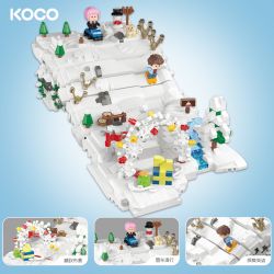 KOCO 04040 TRƯỢT TUYẾT THỂ THAO MẠO HIỂM bộ đồ chơi xếp lắp ráp ghép mô hình 1852 khối