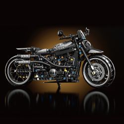 LEIMAO H1127 1127 XE MÁY HARLEY DAVIDSON DARK RIDER bộ đồ chơi xếp lắp ráp ghép mô hình Technic Kỹ Thuật Công Nghệ Cao Mô Hình Phương Tiện 680 khối