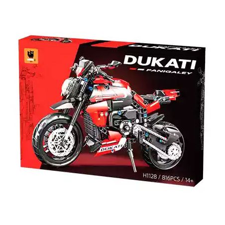 LEIMAO H1128 1128 XE MÁY DUCATI V4S bộ đồ chơi xếp lắp ráp ghép mô hình Technic Kỹ Thuật Công Nghệ Cao Mô Hình Phương Tiện 816 khối