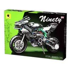 LEIMAO H1129 1129 XE MÁY KAWASAKI H2 bộ đồ chơi xếp lắp ráp ghép mô hình Technic Kỹ Thuật Công Nghệ Cao Mô Hình Phương Tiện 806 khối