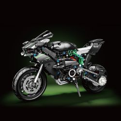 LEIMAO H1129 1129 XE MÁY KAWASAKI H2 bộ đồ chơi xếp lắp ráp ghép mô hình Technic Kỹ Thuật Công Nghệ Cao Mô Hình Phương Tiện 806 khối