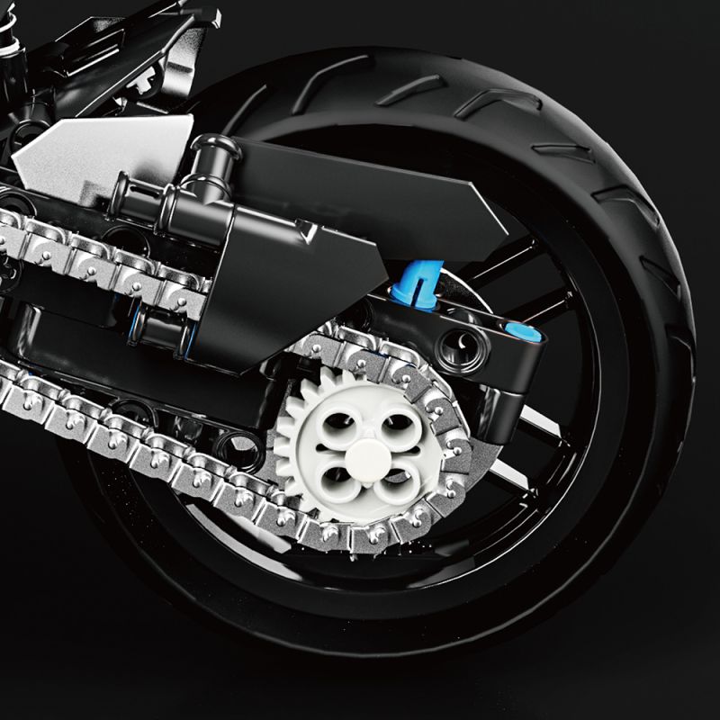 LEIMAO H1129 1129 XE MÁY KAWASAKI H2 bộ đồ chơi xếp lắp ráp ghép mô hình Technic Kỹ Thuật Công Nghệ Cao Mô Hình Phương Tiện 806 khối