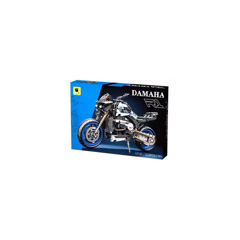 LEIMAO H1130 Xếp hình lắp ráp ghép mô hình Xe máy Yamaha MT-10SP