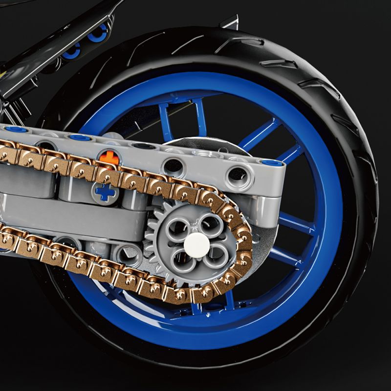 LEIMAO H1130 1130 XE MÁY YAMAHA MT-10SP bộ đồ chơi xếp lắp ráp ghép mô hình Technic Kỹ Thuật Công Nghệ Cao Mô Hình Phương Tiện 820 khối