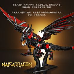 LE YI 68257 WARCRAFT NAISA FIRE DRAGON NAZARIO bộ đồ chơi xếp lắp ráp ghép mô hình Movie & Game Phim Và Trò Chơi 1438 khối