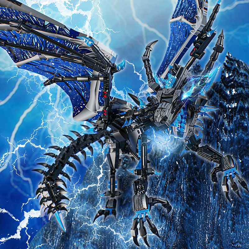 LE YI 68258 WARCRAFT SINDRAGOSAUR BĂNG LONG bộ đồ chơi xếp lắp ráp ghép mô hình Movie & Game Phim Và Trò Chơi 1607 khối