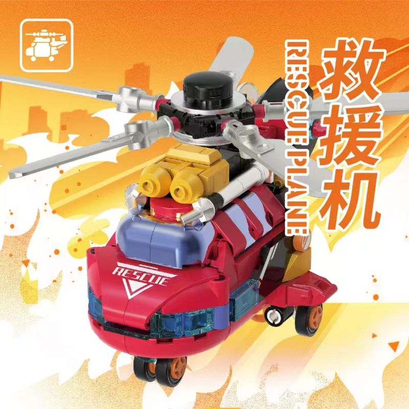 iBlock ib1101-3 Rescue Team Xếp hình lắp ráp ghép mô hình Đội cứu hộ: Máy bay cứu hộ iBlock ib1101-3 Rescue Team Xếp hình lắp ráp ghép mô hình Đội cứu hộ: Máy bay cứu hộ