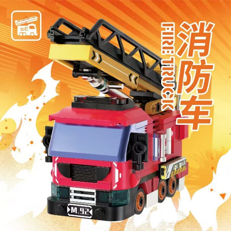 iBlock ib1101-2 Rescue Team Xếp hình lắp ráp ghép mô hình Đội cứu hộ: Xe cứu hỏa iBlock ib1101-2 Rescue Team Xếp hình lắp ráp ghép mô hình Đội cứu hộ: Xe cứu hỏa
