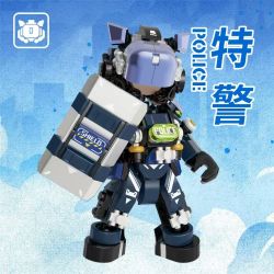 IBLOCK IB1102-1 1102-1 BIỆT ĐỘI BÃO TỐ SWAT bộ đồ chơi xếp lắp ráp ghép mô hình HURRICANE TEAM