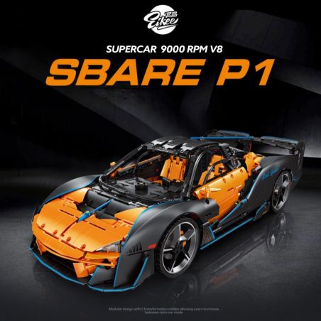 EIKEE Y18001 18001 SABER P1 SUPER RUNNING bộ đồ chơi xếp lắp ráp ghép mô hình Technic Kỹ Thuật Công Nghệ Cao Mô Hình Phương Tiện 3862 khối