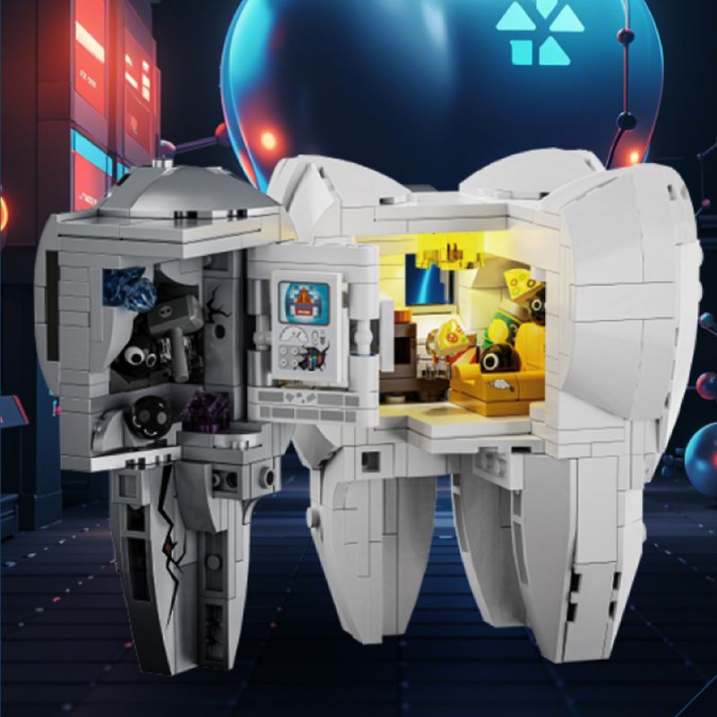 ZOIN GK103 SỰ SÁNG TẠO KHÔNG GIỚI HẠN RĂNG bộ đồ chơi xếp lắp ráp ghép mô hình