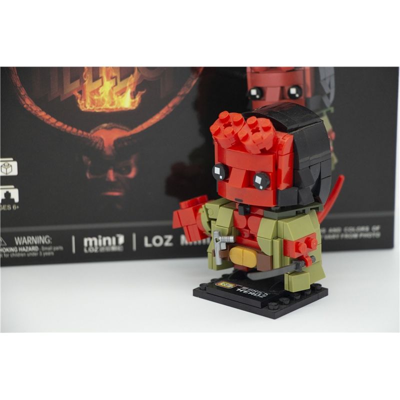 LOZ 1400-4 Xếp hình lắp ráp ghép mô hình Hellboy: Sự trỗi dậy của Nữ hoàng máu LOZ 1400-4 Xếp hình lắp ráp ghép mô hình Hellboy: Sự trỗi dậy của Nữ hoàng máu