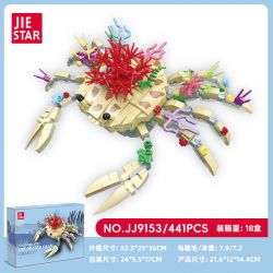 JIESTAR JJ9153 9153 CÂU LẠC BỘ THÚ CƯNG KỲ CUA TRANG TRÍ bộ đồ chơi xếp lắp ráp ghép mô hình Creator Sáng Tạo 441 khối