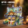 JIESTAR 89128 CỬA HÀNG BURGER bộ đồ chơi xếp lắp ráp ghép mô hình Creator BURGERSHOP Sáng Tạo 3289 khối
