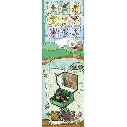 IBLOCK IB2202-1 2202-1 THẾ GIỚI CÔN TRÙNG NÀNG TIÊN MỘT SỪNG bộ đồ chơi xếp lắp ráp ghép mô hình BEETLE