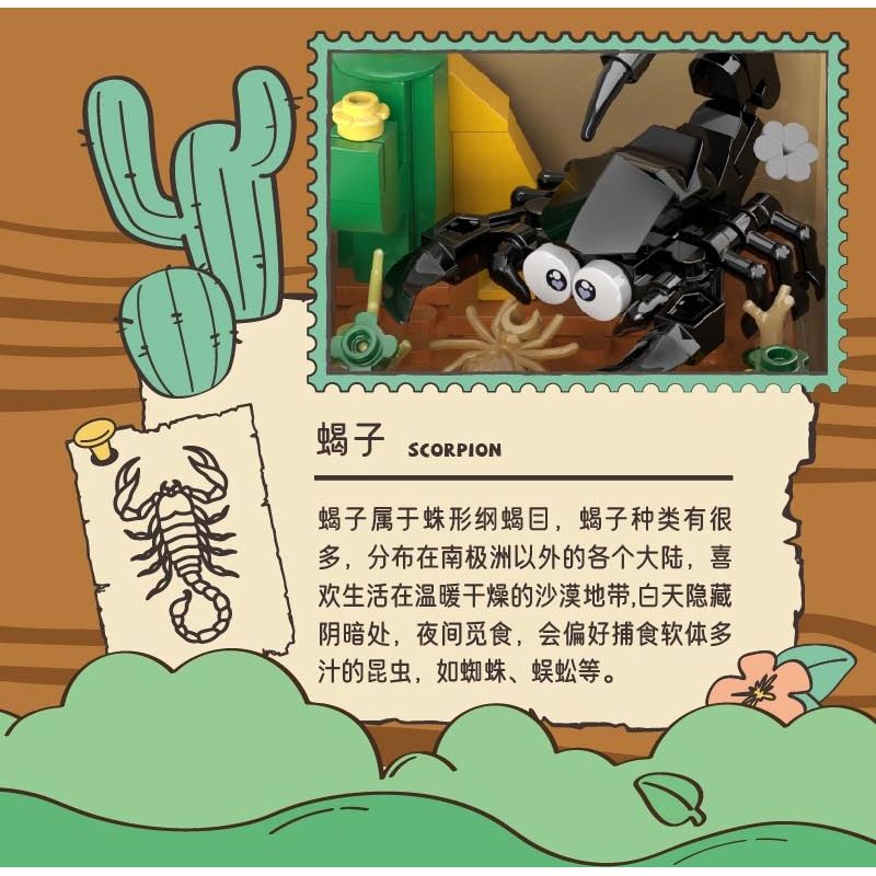 IBLOCK IB2202-9 2202-9 WORM TRONG NGÀNH CÔNG NGHIỆP TRÙNG BEE bộ đồ chơi xếp lắp ráp ghép mô hình HONEYBEE