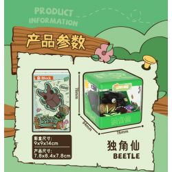 IBLOCK IB2202-9 2202-9 WORM TRONG NGÀNH CÔNG NGHIỆP TRÙNG BEE bộ đồ chơi xếp lắp ráp ghép mô hình HONEYBEE