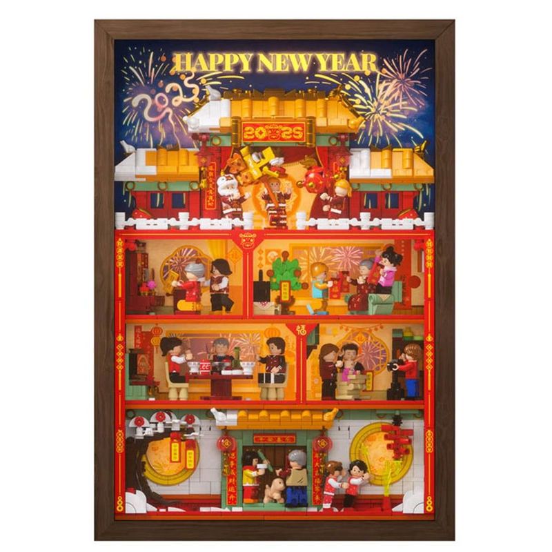  Wekki 516161 The Family Xếp hình lắp ráp ghép mô hình Niềm vui gia đình