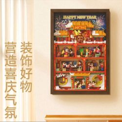 WEKKI 516161 NIỀM VUI GIA ĐÌNH bộ đồ chơi xếp lắp ráp ghép mô hình Creator THE FAMILY Sáng Tạo 1400 khối