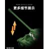 12GO 97006 XE TĂNG HẠNG NẶNG IS-2 1:28 tỷ lệ 1:28 bộ đồ chơi xếp lắp ráp ghép mô hình Military Army IS-2 HEAVY TANK Quân Sự Bộ Đội 1402 khối