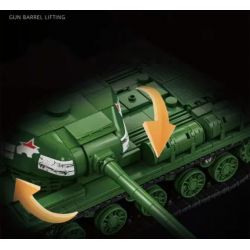 12GO 97006 XE TĂNG HẠNG NẶNG IS-2 1:28 tỷ lệ 1:28 bộ đồ chơi xếp lắp ráp ghép mô hình Military Army IS-2 HEAVY TANK Quân Sự Bộ Đội 1402 khối