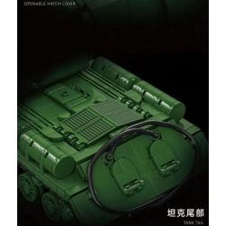 12GO 97006 XE TĂNG HẠNG NẶNG IS-2 1:28 tỷ lệ 1:28 bộ đồ chơi xếp lắp ráp ghép mô hình Military Army IS-2 HEAVY TANK Quân Sự Bộ Đội 1402 khối