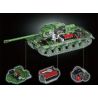 12GO 97006 XE TĂNG HẠNG NẶNG IS-2 1:28 tỷ lệ 1:28 bộ đồ chơi xếp lắp ráp ghép mô hình Military Army IS-2 HEAVY TANK Quân Sự Bộ Đội 1402 khối