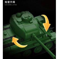 12GO 97007 T34-85 MEDIUM TANK 1:28 tỷ lệ 1:28 bộ đồ chơi xếp lắp ráp ghép mô hình Military Army Quân Sự Bộ Đội 1263 khối