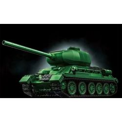 12GO 97007 T34-85 MEDIUM TANK 1:28 tỷ lệ 1:28 bộ đồ chơi xếp lắp ráp ghép mô hình Military Army Quân Sự Bộ Đội 1263 khối