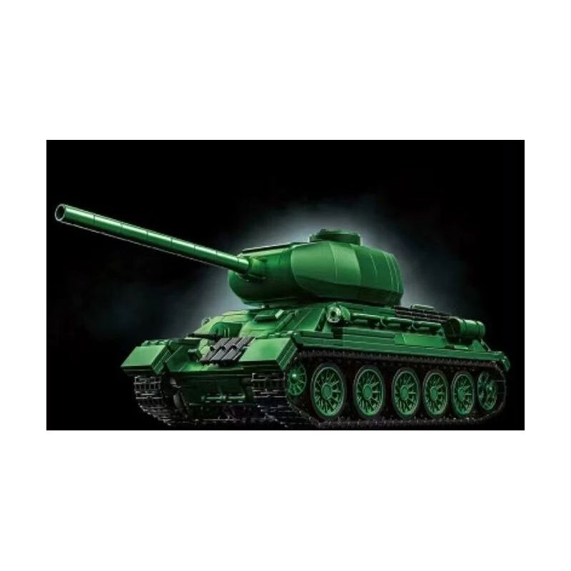 12GO 97007 T34-85 MEDIUM TANK 1:28 tỷ lệ 1:28 bộ đồ chơi xếp lắp ráp ghép mô hình Military Army Quân Sự Bộ Đội 1263 khối