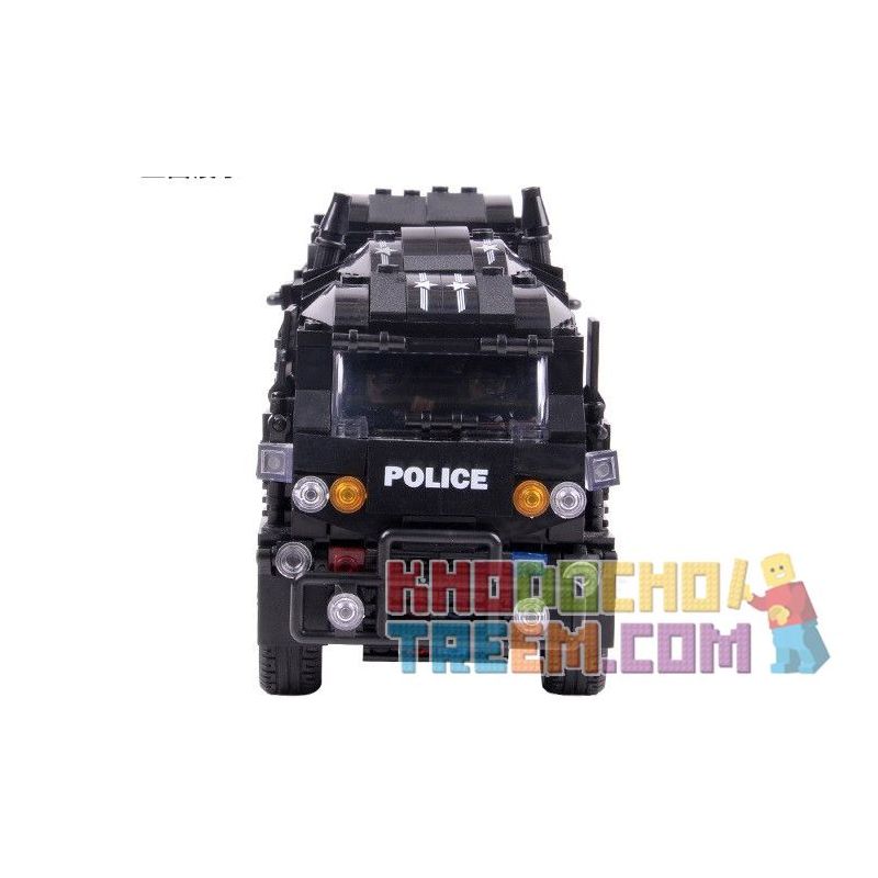 WOMA C0552 0552 Xếp hình kiểu  SWAT SPECIAL FORCE SWAT Truck With Mini Figures Xe Tải Chuyên Chở Lực Lượng Đặc Nhiệm 1492 khối WOMA C0552 0552 Xếp hình kiểu  SWAT SPECIAL FORCE SWAT Truck With Mini Figures Xe Tải Chuyên Chở Lực Lượng Đặc Nhiệm 1492 khối