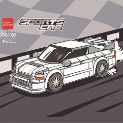DRAM BLOCKS DB1002 1002 XE THỂ THAO DB1002 bộ đồ chơi xếp lắp ráp ghép mô hình Speed Champions Racing Cars Đua Xe Công Thức